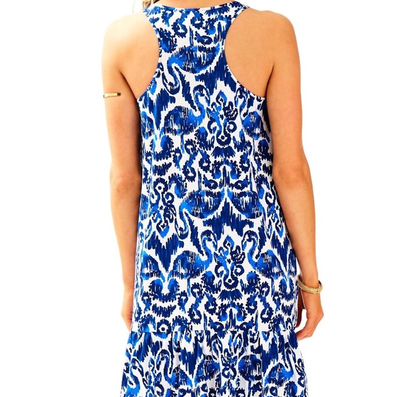 NWT LILLY PULITZER Hampton Dress in Resort navy - Picture 4 of 8